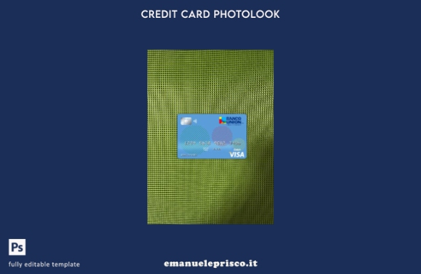 stile verificato modello frontale photolook della carta visto bancario Bolivia B